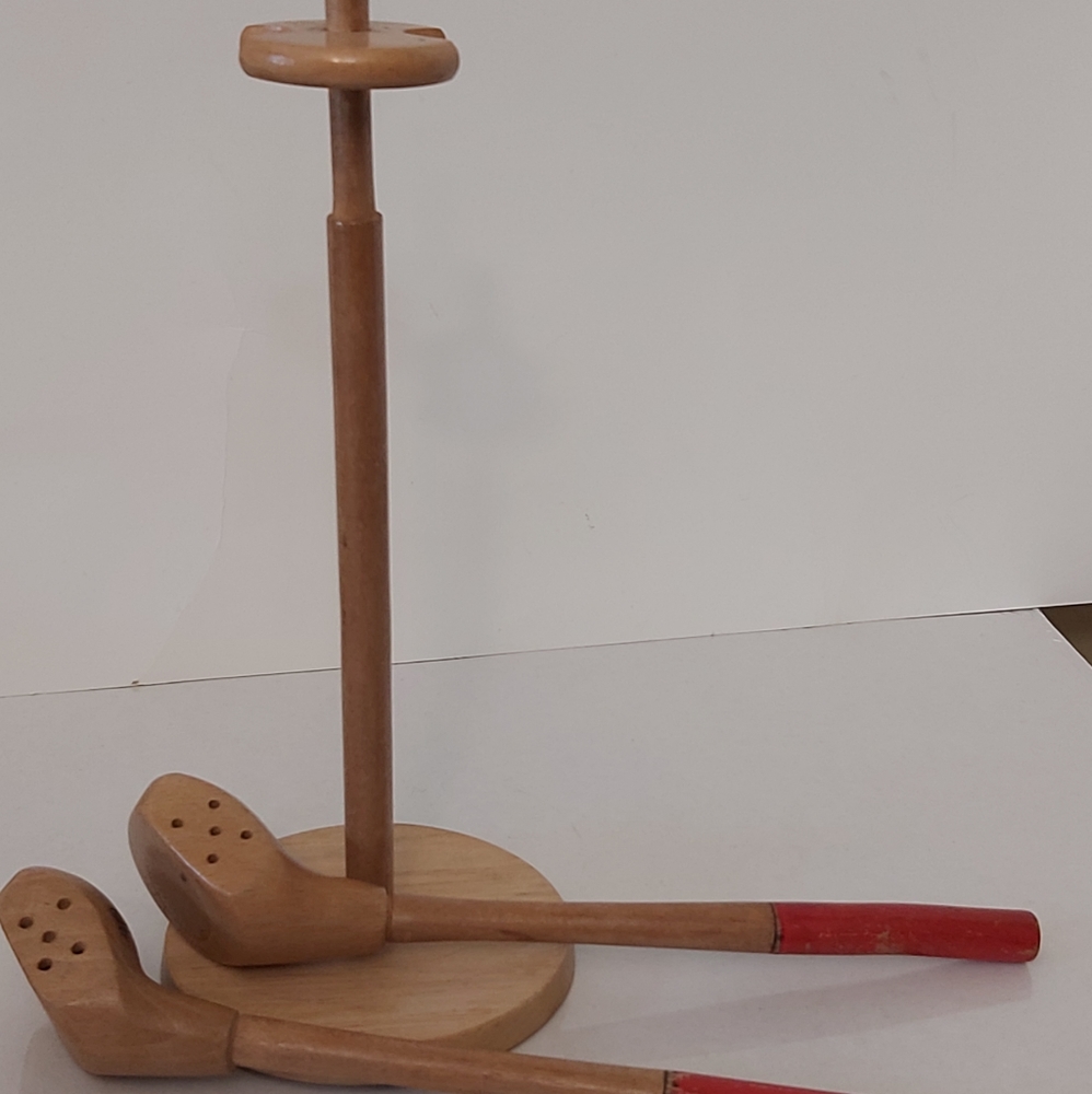 Salt and Pepper Shakers Made of Wood